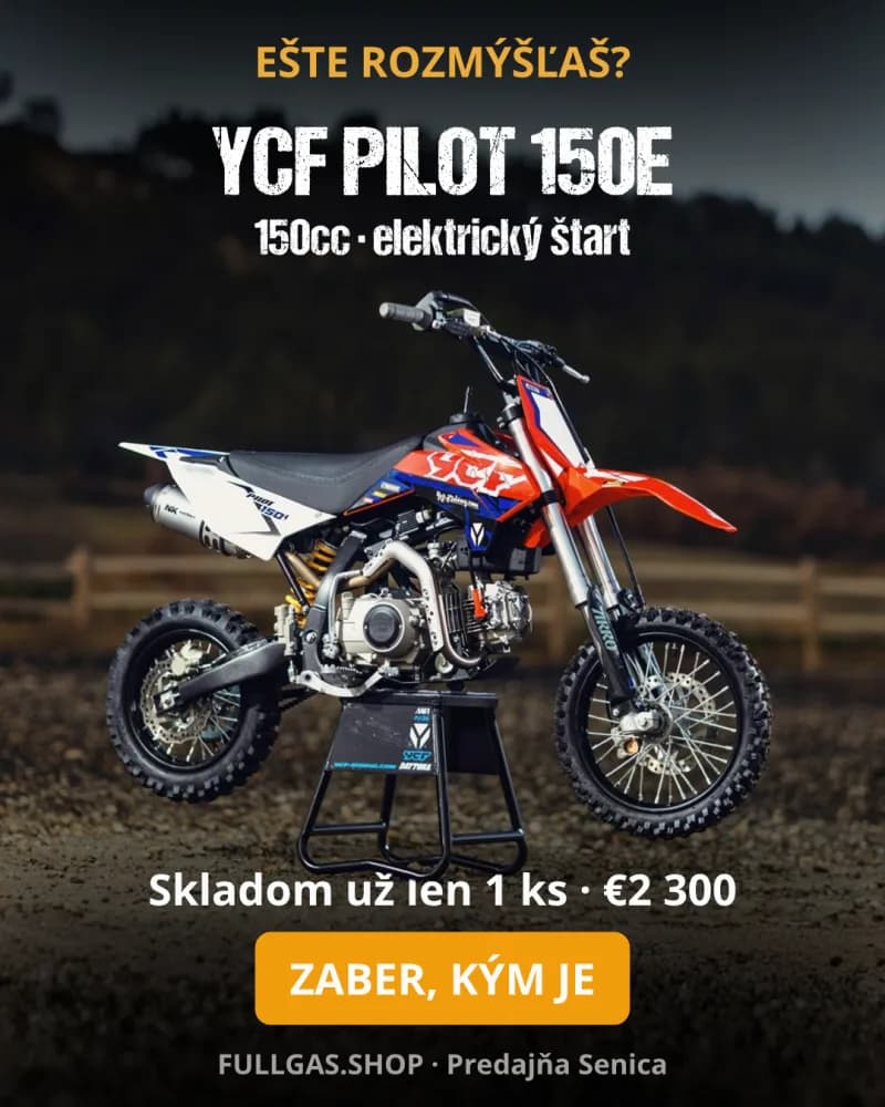 Promo statika – YCF PILOT 150E