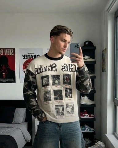 Outfit Teenwear v zrkadle