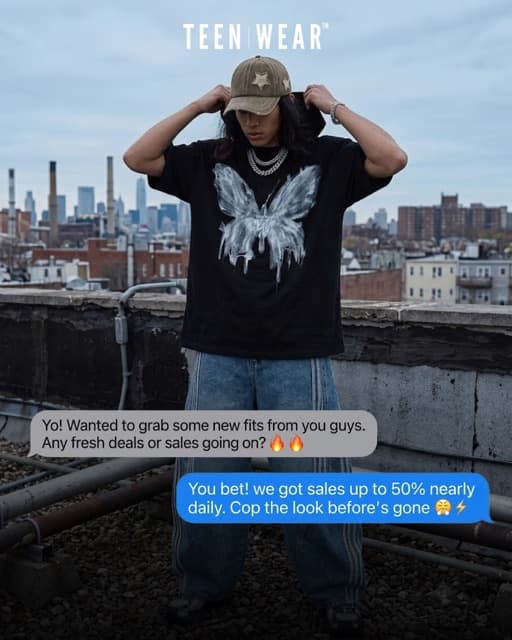 Statická reklama Teenwear