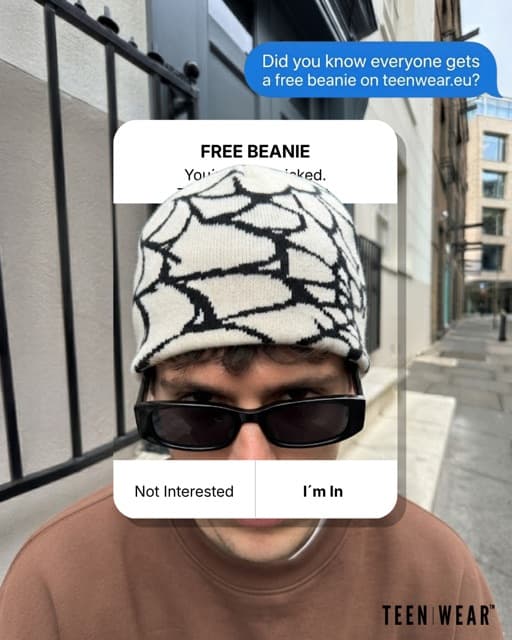 Statická reklama Teenwear