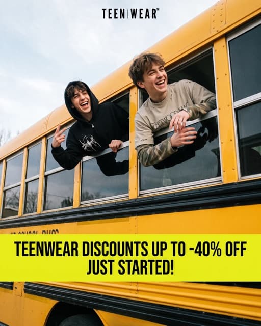 Statická reklama Teenwear