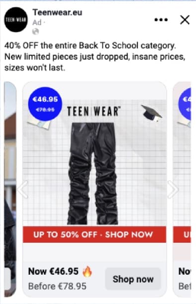 Katalógová Back to School reklama, ukážka 2